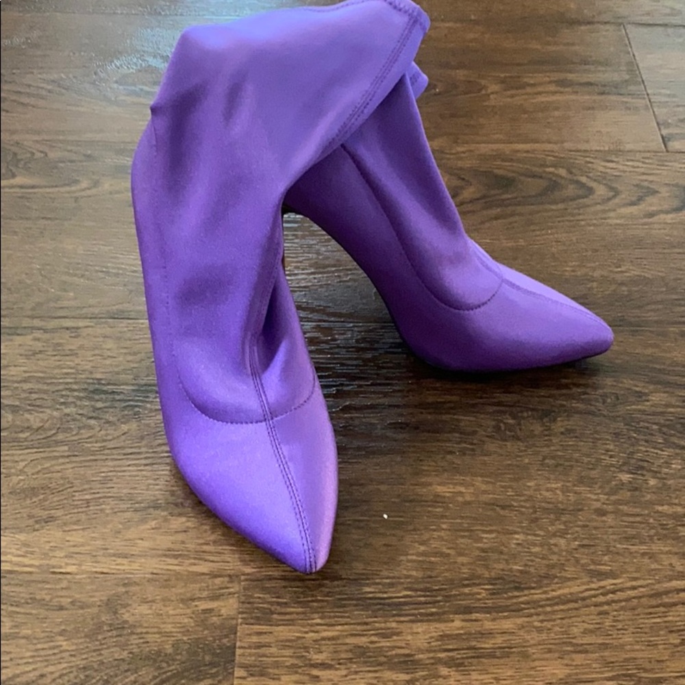 Purple shoes